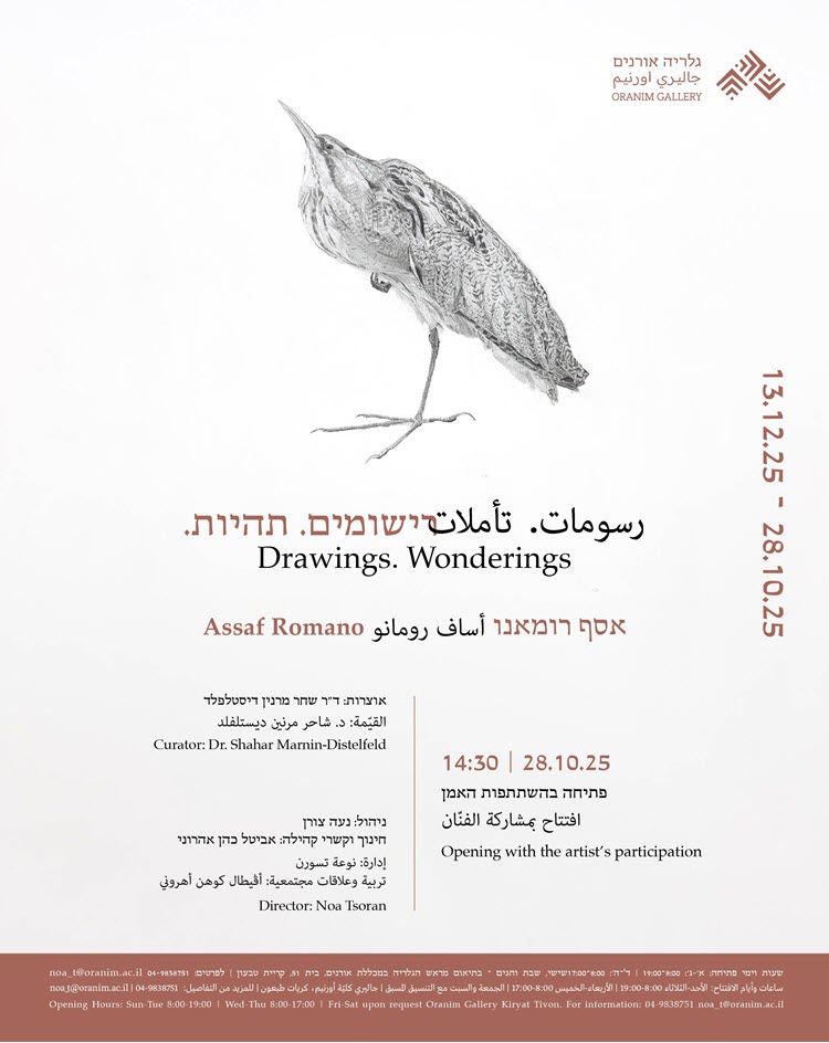 תואר באומנות -הזמנה לתערוכה